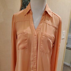 Express Coral Portofino Top